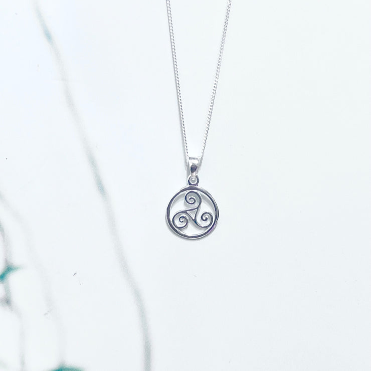 Triple Spiral Pendant