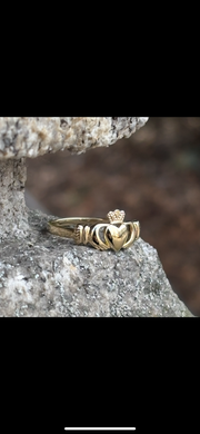 Gold Plated Claddagh Ring
